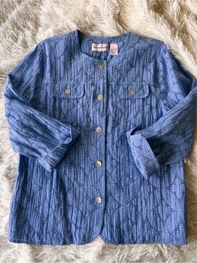 Alfred Dunner Lightweight Blazer Jacket - Size 10/Medium